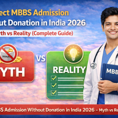 Direct MBBS Admission Without Donation in India 2026 – Myth vs Reality (Complete Guide)